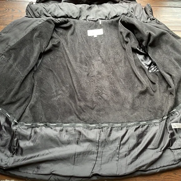 Calvin Klein black down jacket hooded plus size 3X - Picture 11 of 15